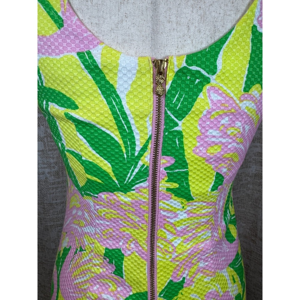 Lilly Pulitzer x Target 20th Anniversary Shift Dress 8 Pink Flamingo Fan Dance - Picture 6 of 11